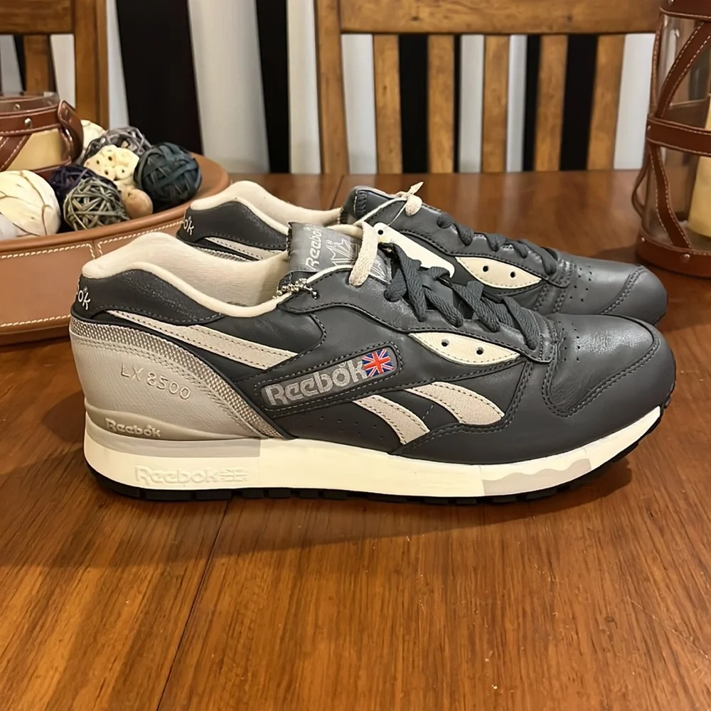 Reebok LX 8500 Classic Reserve Shoes Sneakers new M40688 grey leather Mens sizes